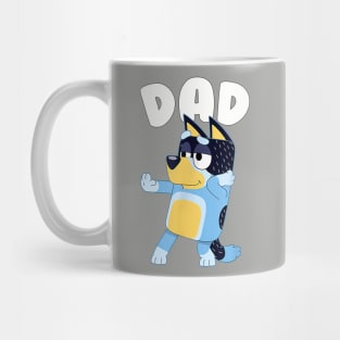 Blueys Dad, Blueys Dog Cartoon Mug